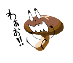 Child of mushrooms sticker #3487496