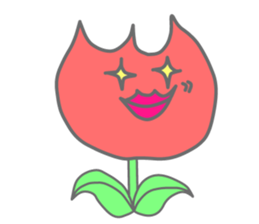 cute tulip sticker #3487601