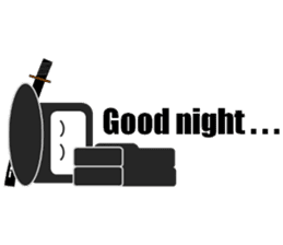 Japanese NINJA stickers English version sticker #3487809