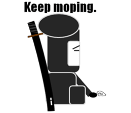 Japanese NINJA stickers English version sticker #3487815