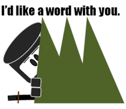 Japanese NINJA stickers English version sticker #3487826