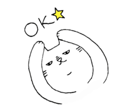 Bad cat of eyes sticker #3488320