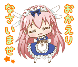 Daily stickers of angel and devil maid sticker #3488435
