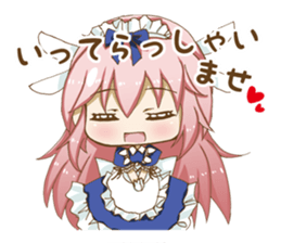 Daily stickers of angel and devil maid sticker #3488437