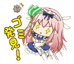 Daily stickers of angel and devil maid sticker #3488446