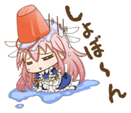 Daily stickers of angel and devil maid sticker #3488447