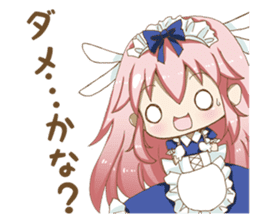 Daily stickers of angel and devil maid sticker #3488452