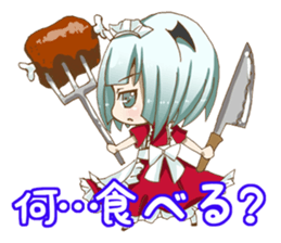Daily stickers of angel and devil maid sticker #3488455