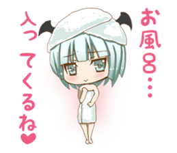 Daily stickers of angel and devil maid sticker #3488463