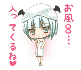 Daily stickers of angel and devil maid sticker #3488463