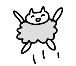 Cat Cloud sticker #3488755