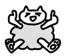 Cat Cloud sticker #3488756