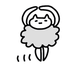 Cat Cloud sticker #3488757