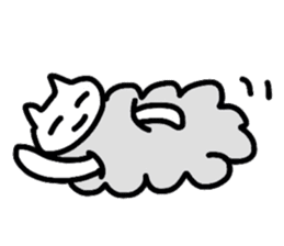 Cat Cloud sticker #3488758