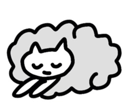 Cat Cloud sticker #3488760