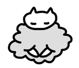 Cat Cloud sticker #3488765