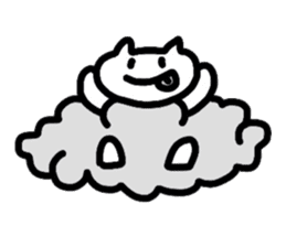 Cat Cloud sticker #3488768