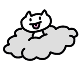Cat Cloud sticker #3488769