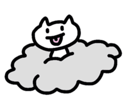 Cat Cloud sticker #3488769