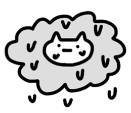 Cat Cloud sticker #3488770