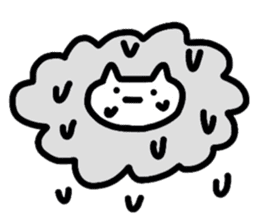 Cat Cloud sticker #3488770