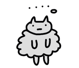 Cat Cloud sticker #3488773