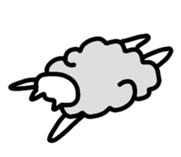 Cat Cloud sticker #3488774