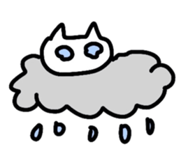 Cat Cloud sticker #3488775