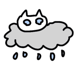 Cat Cloud sticker #3488775
