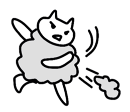 Cat Cloud sticker #3488781