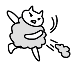 Cat Cloud sticker #3488781