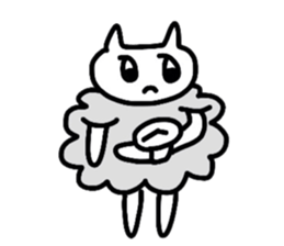 Cat Cloud sticker #3488786