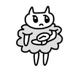 Cat Cloud sticker #3488786