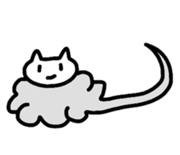 Cat Cloud sticker #3488787