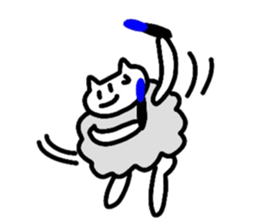 Cat Cloud sticker #3488788