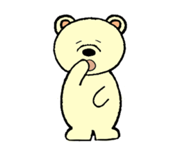 bear & dog sticker #3489118