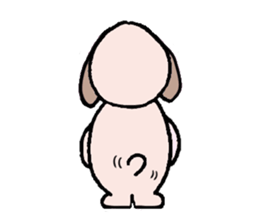 bear & dog sticker #3489120