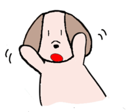 bear & dog sticker #3489122