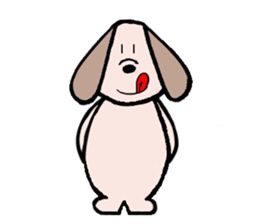 bear & dog sticker #3489125