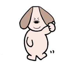 bear & dog sticker #3489128