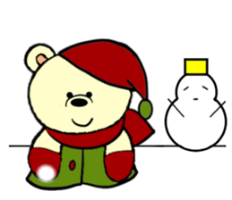 bear & dog sticker #3489129