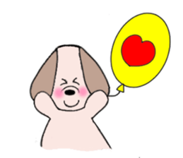 bear & dog sticker #3489135