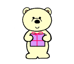 bear & dog sticker #3489140