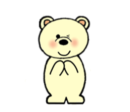 bear & dog sticker #3489143