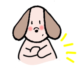 bear & dog sticker #3489145