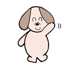 bear & dog sticker #3489146