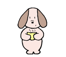 bear & dog sticker #3489149