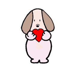 bear & dog sticker #3489153