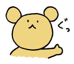 Kuma-llow sticker #3489286