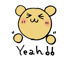 Kuma-llow sticker #3489312